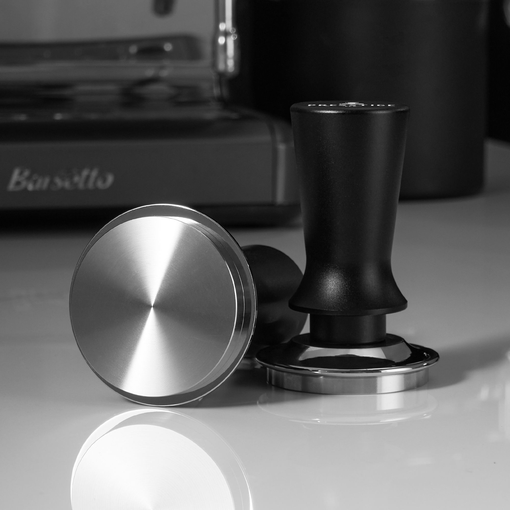 Presstige Espresso Tamper - Top View